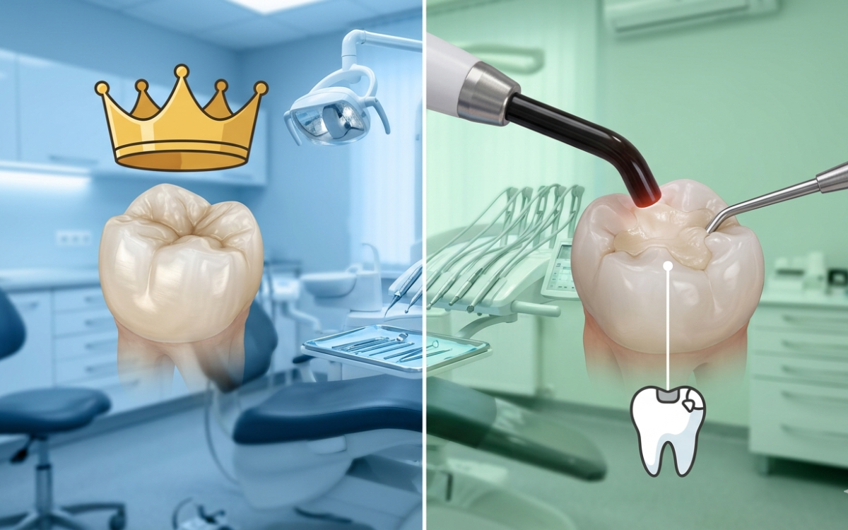 Crown vs Filling: Which One Do You Actually Need?
